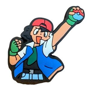 Pokemon Ash Ketchum Croc Charm